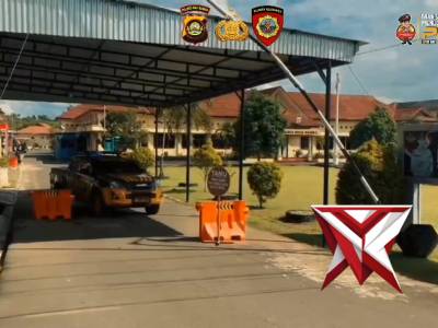 Sat samapta polres musi rawas melaksanakan patroli di sekitaran wilkum mura