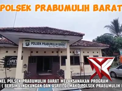 GIAT PROGRAM BERSIH LINGKUNGAN DAN ASRI (BELIDA) POLSEK PRABUMULIH BARAT - PoliceTube