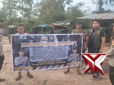 Imbauan illegal refinery polsek sanga desa????????