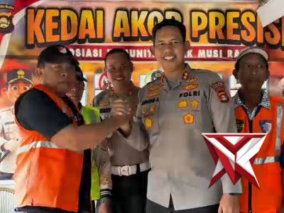 Kapolres Mura tindak lanjuti program Kapolda Sumsel, IJP Sandi Nugroho. Launcing Kedai AKOR