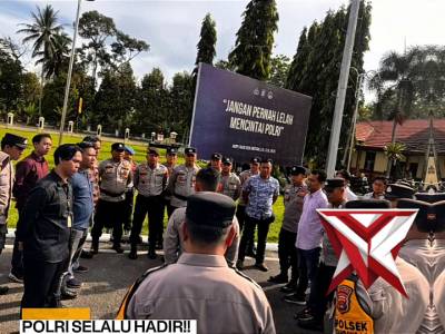 Apel konsolidasi Polres Oku Selatan