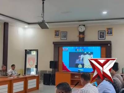 Polres Musi Rawas mengikuti kegiatan Zoom Pembukaan Rapat Kerja Teknis (Rakernis)