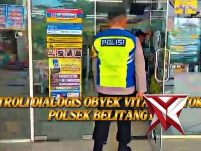 Patroli dialogis Polsek Belitang III