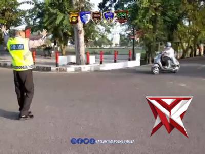 Gatur lalin Sat Lantas Polres Muba ???????