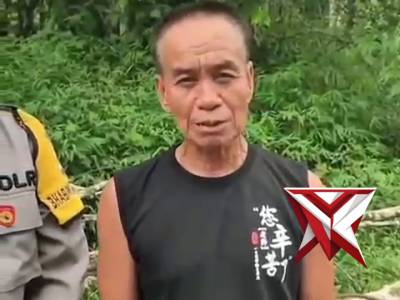 Polsek muara Beliti polres Musi Rawas mengevakuasi pohon tumbang (BS)