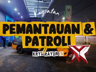 Rayon 2 Polresta Yogyakarta Gelar Patroli Gabungan Antisipasi Gangguan Keamanan Malam Hari