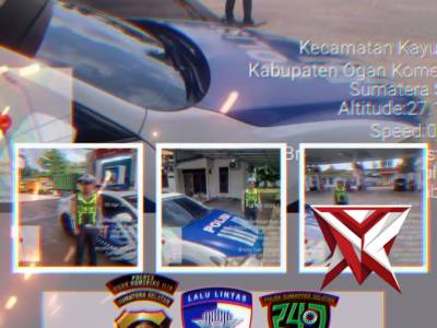 Patroli rutin satlantas Polres okj
