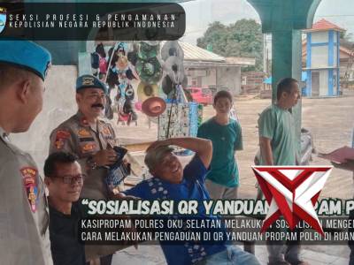 Sosialisasi layanan pengaduan QR Yanduan Propam Polri