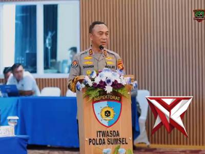 Jajaran Polda Sumsel melaksanakan audit kinerja pada TW I 2026