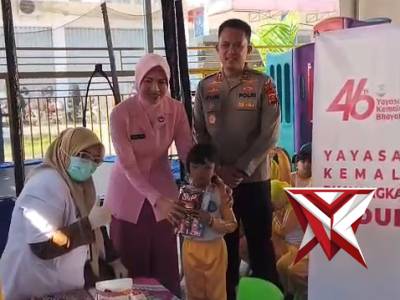 Giat dalam rangka hari yayasan kemala Bhayangkari ke 46, 19