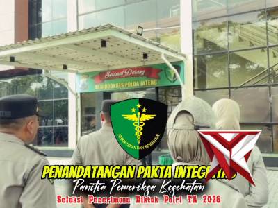 Biddokkes Polda Jateng Melaksanakan Penandatanganan Fakta Integritas - PoliceTube