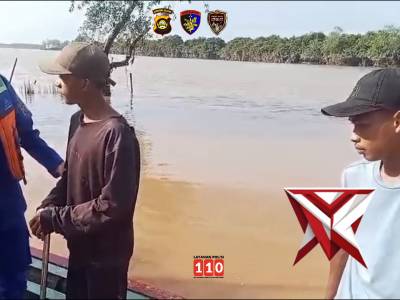 Personil satpolairud himbauan kepaada nelayan