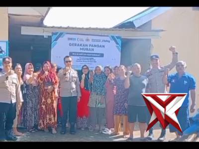 Dukung Program Kapolda Sumsel IJP Sandi Nugroho, Polres Mura Melaksanakan Gerakan Pangan Murah