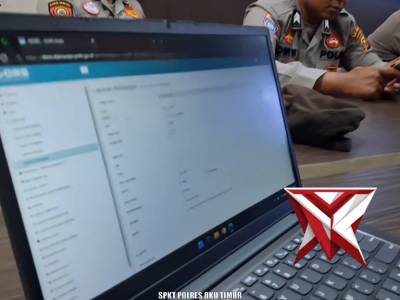 Video conference sosialisasi pembuatan Laporan Polisi dan Laporan Kehilangan online melalui aplikasi