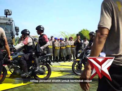 Latihan SISPAMKOTA Polres OKI - PoliceTube