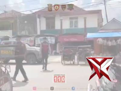 Patroli sat samapta polres muba ke pangkalan ojek IK3 - PoliceTube