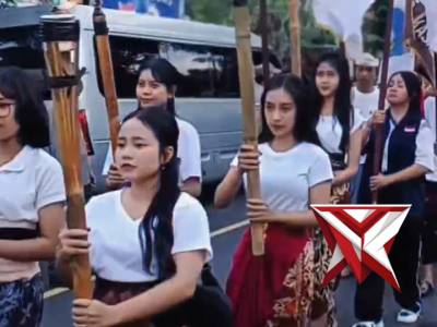 Pawai Obor dan Tektekan Festasada 2026 Berlangsung Aman dan Meriah - PoliceTube