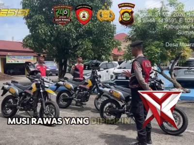 Patroli Humanis Personil Sat Samapta Polres Musi Rawas - PoliceTube
