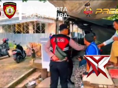 Sat samapta polres muba melakukan pendekatan kepada masyatakat IK3 - PoliceTube