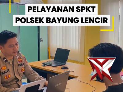 Pelayanan SPKT Polsek Bayung Lencir