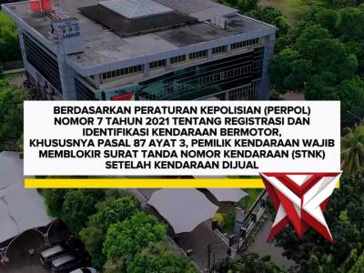 Ayo segera BLOKIR kendaraan yang sudah dijual!!