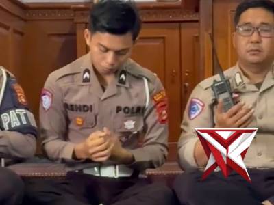 Lalu lintas dalam doa yasinan bersama Sat Lantas Polres Ogan Ilir