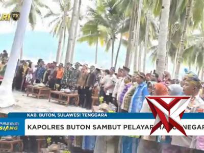 POLRES BUTON MENGAMANKAN KEGIATAN SAIL TO INDONESIA 2025
