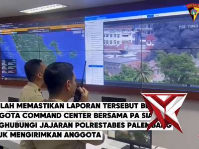 Respon Cepat Call Center 110 Polda Sumsel - PoliceTube
