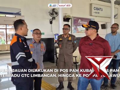 Bupati Garut, Abdusy Syakur Amin, melakukan monitoring langsung jalur mudik