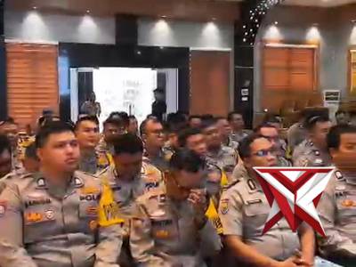 Kapolda Sumatera Selatan Irjen Pol. Dr. Sandi Nugroho, S.I.K., S.H., M.Hum. memimpin evaluasi pengua