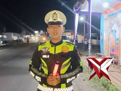 Pengaturan jalan pasca mudik Polres Musi rawas - PoliceTube