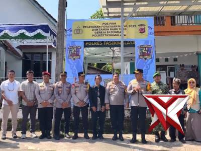 Personel Polres Tasikmalaya Melaksanakan Pengamanan Perayaan Natal - PoliceTube