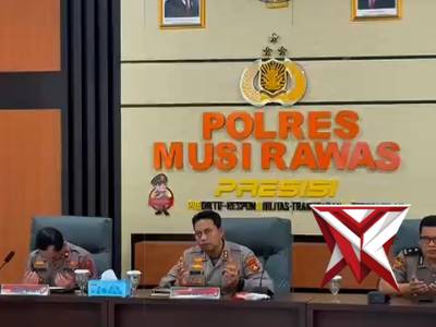 Kapolres Musi Rawas Hadiri Pembukaan Rakernis Gabungan Empat Satker Polri Secara Virtual - PoliceTube