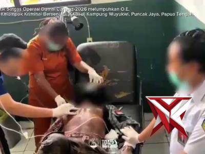 Sempat melawan, detik-detik Satgas Operasi Damai Cartenz-2026 melumpuhkan O.E. - PoliceTube