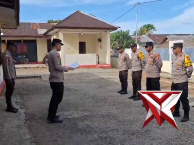 Giat apel pagi polsek tepa