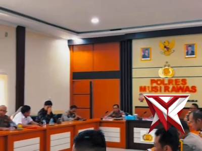 Kapolres Musi Rawas Ikuti Zoom meeting Anev Sitkamtibmas Dipimpin Kapolri - PoliceTube
