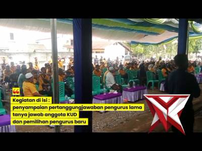 Pengamanan pemilihan pengurus baru di koperasi wilkum Polsek Mesuji raya