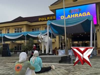 Bhayangkari olah raga bersama