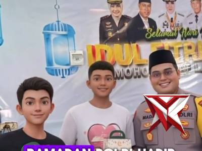 Berbagi Kebahagian Di Bulan ramadhan Polsek Muara Beliti Polres Musi Rawas