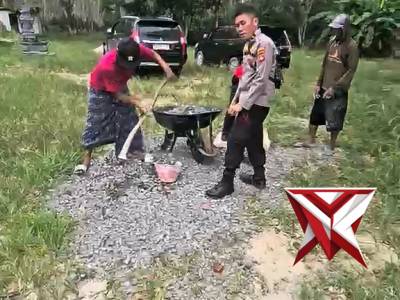 POLRES OKI HADIR AMAN BAE