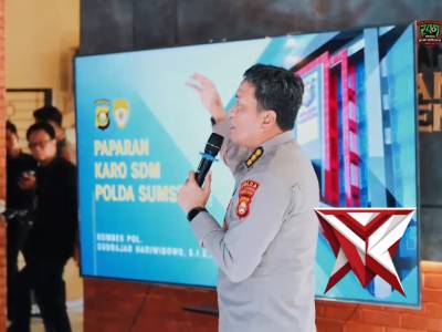 Kapolda Sumatera Selatan IJP. Dr. Sandi Nugroho, S.I.K., S.H., M.Hum. memimpin evaluasi penguatan SD
