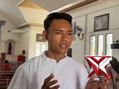 Kapolres dan personel Polres Musi Rawas cek pam gereja