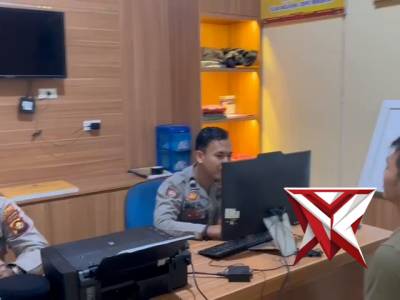 SPKT Polres OKU Selatan menerima Laporan Masyarakat