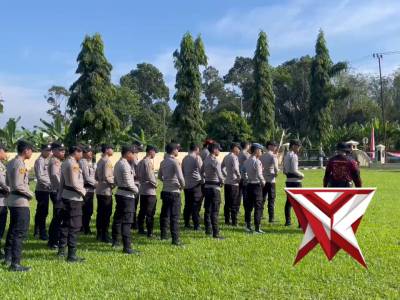 LATIHAN DALMAS POLRES OKU SELATAN
