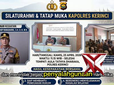 ?"Sinergi Tanpa Batas: Kapolres Kerinci Rangkul Tokoh Masyarakat Danau Kerinci Barat