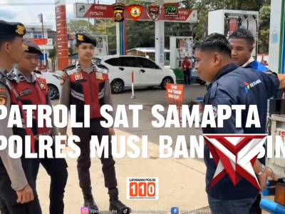 Patroli Sat Samaapta Polres Muba.
