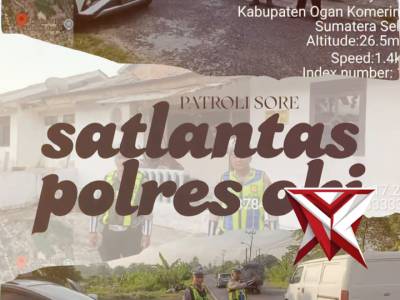 Patroli sore Satlantas oki