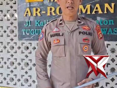 1??9?? kegiatan Polsek Tugumulyo Polres Musi Rawas melaksanakan Corve di masjid Ar Rohman