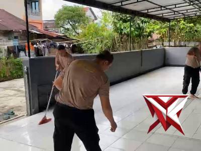 @Personel Polsek Tugumulyo melaksanakan giat kurve di Masjid Al-Yaqin Desa A. Widodo Kec. Tugumulyo