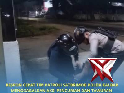 Satbrimob Polda Kalbar kembali menunjukan kesigapannya dalam menjaga kamtibmas di Provinsi Kalbar - PoliceTube